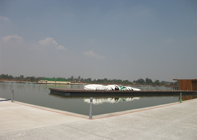 Lago artificial Parque Bicentenario-Etsamex-1